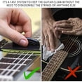 thumbnail image 3 of String Cleaner 2 Pcs Cleaning Tool for Guitar, Bass and Ukulele Guitar Neck Cleaner Made of Fiber for Maintenance String Instruments Guitar Cleaner, 3 of 5