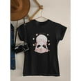 thumbnail image 3 of Anime Girl Smiling T-Shirt Women -Image by Shutterstock, Female Large, 3 of 4
