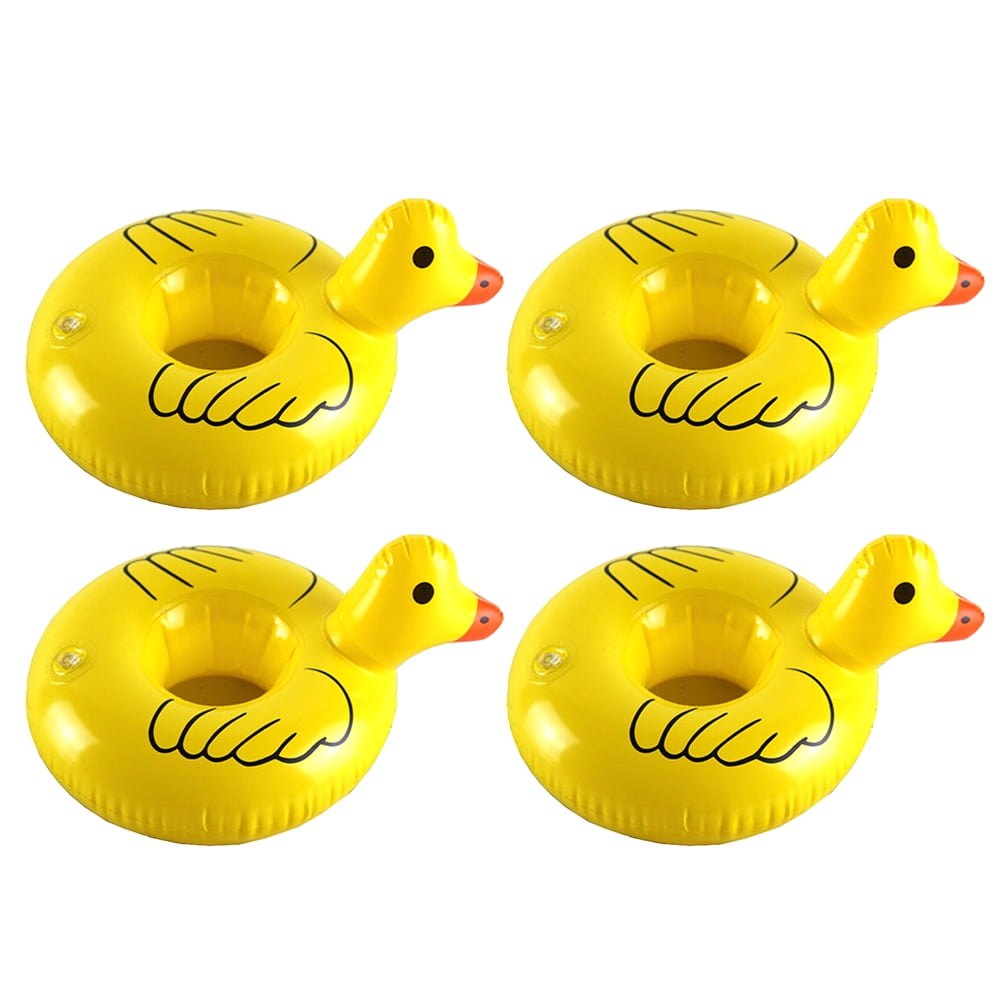 Etereauty Holder Pool Drink Floating Floats Inflatable Cup Float