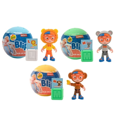 Blippi Ball Pit Surprise Action Figure Set