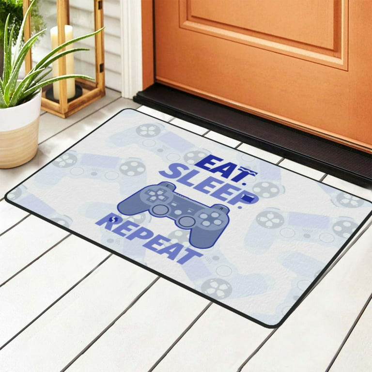 REINDEER FLY Indoor and Outdoor Doormat, Anti Slip Front Door Mat for  Entryway, Machine Washable Doormat for Inside, 24x 36 Front Door Rug,  Navy 