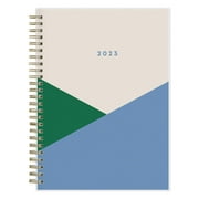 2023 Weekly & Monthly Planner Notes, 5.875x8.625, Blue Sky, Origami Blue