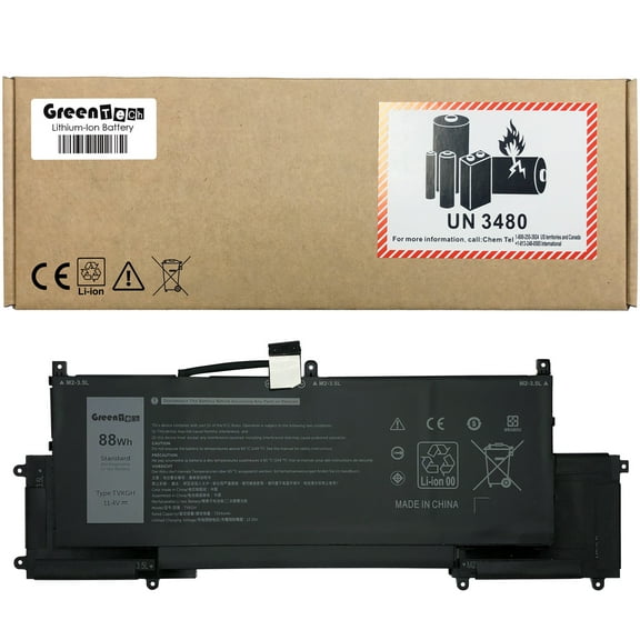 GREENTECH TVKGH BATTERY FOR DELL LATITUDE 9510 9510 2-IN-1 88WHR 89GNG CN-089GNG