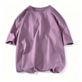 thumbnail image 4 of hotojiny Mens T Shirts Soft Crew Neck Basic Cotton Tee Comfortable Athletic Fit Plain Casual T-Shirt for Big and Tall(Purple,5X-Large), 4 of 4