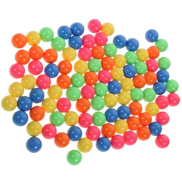 BRIGHTFUFU 100 piezas pequeñas bolas de conteo bolas de color infantiles matemáticas herramientas de enseñanza juguetes educativos