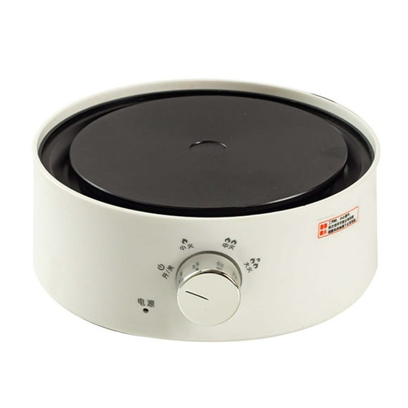 Electric Single Cooktop, 700W 6.3inch Compact And Portable Countertop Hot Plate For Home Dorm Office, 360 Degree Vertical Heating, 3 Temperature Adjustable