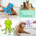 thumbnail image 5 of Dog Toys for Aggressive Chewers, 3 Pack No Stuffing Plush Dog Toys with Squeaky & Crinkle, Durable Dog Chew Toys for Small Medium Large Dogs, Teeth Cleaning & Boredom Relief, 5 of 7