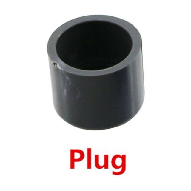 Grey PVC Pipe Connector Inner Diameter 20mm Pipe Connector Garden Water Pipe Joint Adapter Elbow Straight Cross Tee Couplings ,Leak-Proof