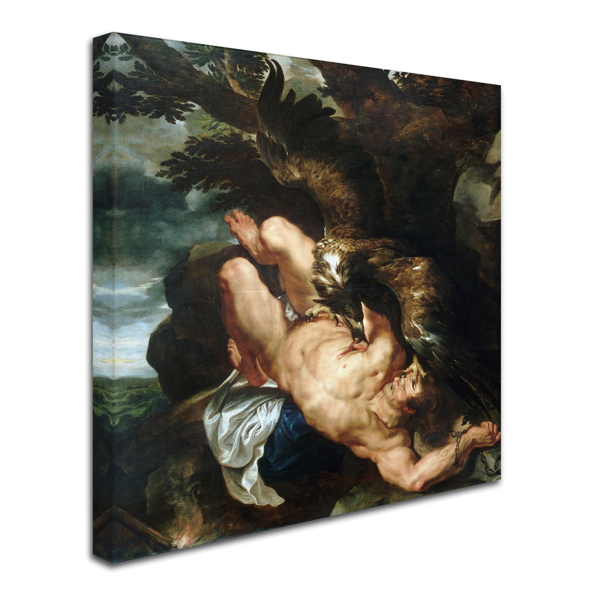 Trademark Fine Art 'Prometheus Bound' Canvas Art by Peter Paul Rubens