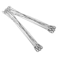 thumbnail image 1 of OFFIGAM 20Pcs Steel Cable Wire with Double Loops for Hanging Stage Lighting and Security Plated Silver, 1 of 8