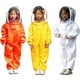 thumbnail image 5 of Ropa de apicultura, ropa de apicultura protectora blanca para niños - Manga larga de algodón, protección infantil Talla M 1,2 metros altura recomendada 80-130cm-thsinde, 5 of 5