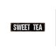 thumbnail image 1 of Letrero de metal rústico para puerta o calle con texto en inglés "Dulce té", para cocina, verano, tamaño de placa: 4 x 16 pulgadas, 1 of 4