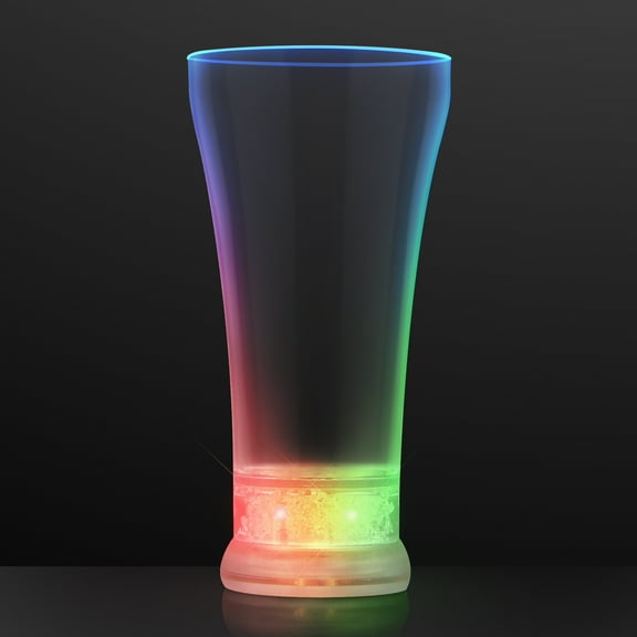 FlashingBlinkyLights Multicolored Light Up LED Pilsner Glass