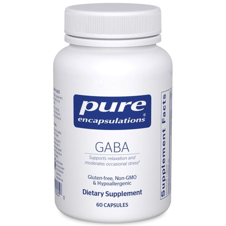 Pure Encapsulations GABA | Supplement to Support Relaxation and Moderation of Occasional Stress* | 60 counts