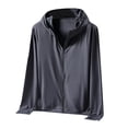 thumbnail image 3 of cllios Men's UPF 50+ Full Zip Up Sun Protection Hoodie Jacket Long Sleeve Lightweight UV Shirts for Men Hiking Fishing Outdoor Hooded Tops, 3 of 6