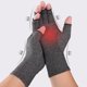 thumbnail image 5 of EeaseMX 1 par de guantes transpirables para deportes de interior, guantes de compresión para rehabilitación y artritis, talla L (gris), 5 of 7