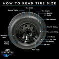 thumbnail image 4 of 2-Pack Trailer Tire on Rim ST205/75D15 Tex Star LRC 6 Ply Bias 5 Lug White Spoke Wheel 5X4.5" Bolt Pattern, 4 of 4