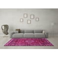 thumbnail image 3 of Ahgly Company Indoor Round Persian Pink Traditional Area Rugs, 6' Round, 3 of 4