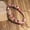florid red stone, variant on Patterned Braided Bracelet Made of Natural Stone, Each Piece Unique, Women's Vintage Natural Stone Bracelet, Trendy Spring & Summer Versatile Jewelry,florid red stone