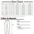 thumbnail image 2 of Jacenvly Pants for Women Straight-Leg Pants Extra Long High Waisted Drawstring Pocket Square Women's Pants Spring and Plaid Sports Casual Home Pants Loose Sweatpants, 2 of 4