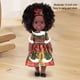 thumbnail image 3 of Muñeca Negra, Muñeca de 14 Pulgadas Muñeca Afro Cabello Lindo Vestido Cambiante Ropa para Niños, 3 of 7