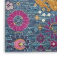 thumbnail image 3 of Nourison Passion Floral Denim 2'2" x 7'6" Area Rug, (2x8), 3 of 7