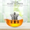 thumbnail image 3 of Glass Teapot Portable Tea Kettle Transparent Teapot Glass Teapot with Infuser for Home, 3 of 9