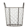 thumbnail image 6 of Mainstays Small Brown Chicken Wire Storage Basket with Handles, 6 of 9