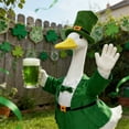 thumbnail image 6 of St Patrick's Day Decorations,Patrick's Day Shamrock Goose Outfit,Lawn Porch Goose Clothes 23 Inch,St Patrick's Day Decorations Home,St Patrick's Day Outdoor Patio Yard Lawn Art Decoration, 6 of 9
