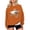 Orange-1, variant on Womens Halloween Crewneck Sweatshirt Cute Ghost Spooky Tops Womens Halloween Sweatshirt, Vintage Witch Graphic, Oversized Sweatshirt, Long Sleeve Pullover, Casual Fashion, Fall Tops