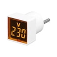 thumbnail image 1 of Digital Voltmeter Voltage Tester with LED Display EU Plug Yellow, 1 of 5
