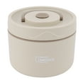 thumbnail image 2 of Bento Box, 550ml Stainless Steel Insulated Lunch Box Stackable Lunch Container Portable 2 Tier Round Bento Lunch Box Leakproof Thermal Food Container For Adult, 2 of 8