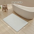 thumbnail image 5 of SIXHOME Bathroom Rugs Waffle Bath Rug Super Soft Absorbent Non Slip Bath Mat Beside Tub Rubber Backed Machine Washable Bathroom Rugs with Tassels Boho Bathroom Decor 24" x 36" White, 5 of 7
