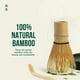 thumbnail image 2 of Juego de batidores para matcha con hojas de jade para ceremonias de bambú y gres, 2 of 6