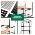thumbnail image 6 of Mini Greenhouse 4 Tier, 27x18x63 Inch Portable Plant Greenhouse, Black, 6 of 7