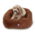 thumbnail image 2 of Lit pour Chien en Bagel en Daim Rouille 32 Pouces de Majestic Pet Products, 2 of 4