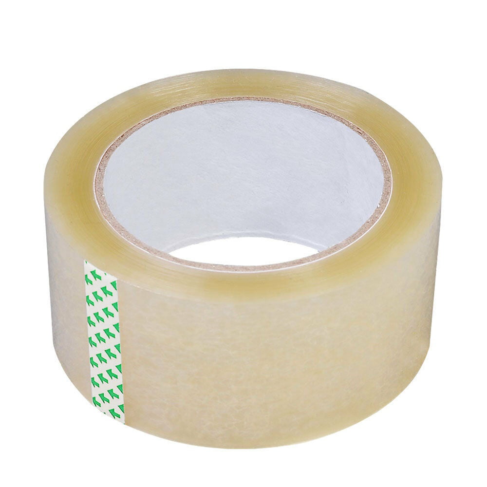 12 Rolls Clear Carton Sealing Tape Packing Box 2 INCH 2.7 Mil 60 Yard Length NEW 
