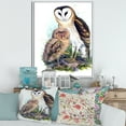 thumbnail image 2 of Designart 'Ancient Birds I' Traditional Framed Canvas Wall Art Print, 2 of 5