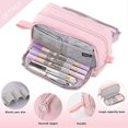 thumbnail image 4 of Pencil case, large pencil case, 4 compartments pencil cases, 4 of 5