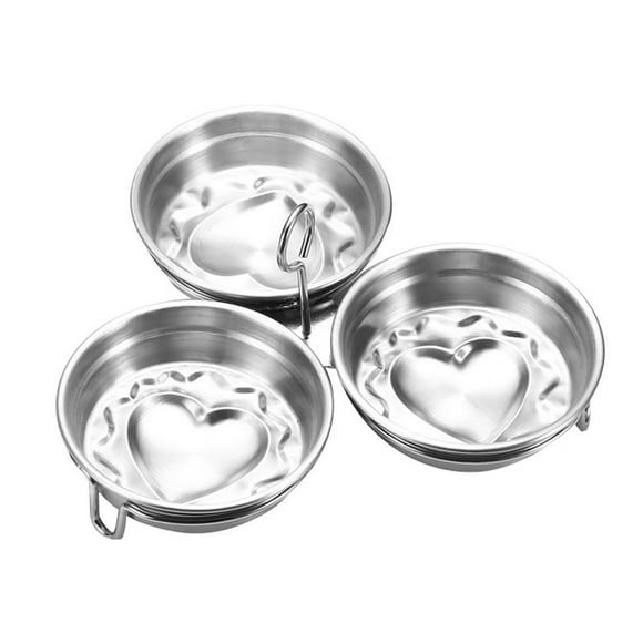 ​BKBP 304 Stainless Steel 3-Cup Egg Cooker for Breakfast – Durable Egg Poaching Pan for Boiled & Poached Eggs | BPA-Free Kitchen Tool for Meal Prep & Camping | Dishwasher Safe Design