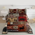 thumbnail image 2 of Homewish Jungle Deer Bear Bedding Comforter Set, Vintage Bohemian Aztec Twin Comforter Sets, Countryside Animal Reversible Bedding Set, Ultra Soft Bedroom Decor, 2 Pieces, 2 of 8