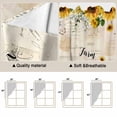thumbnail image 5 of Sunflower Truck Swag Curtains for Kitchen/Bedroom/Living Room, Yellow Floral Summer Botanical Elegant Pastoral Scalloped Curtains 63 Inch Long, Window Swag Topper Curtains Valances 2 Panels 36"x63", 5 of 8