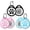 3 smart ID Tags(black & blue & pink), variant on Pet ID Tag-3pcs QR Code Tag Small Personalized Name Plate with Online Profile,Cat Tag Scan QR Receive Instant Pet Location Alert Email,No Subscription or fees(Black & Blue & Pink)