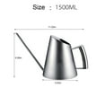 thumbnail image 3 of Vikakiooze Plants Watering Bottle, Stainless Steel Watering Can - Metal Watering Can With Long Spout To Prevent Spillage, Perfect Plant Watering Can For Outdoor And Indoor Plants, 3 of 7