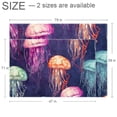 thumbnail image 2 of Jellyfish High-Quality Polyester Right-Angle Floor Mat for Home Decor and Comfort - Soft and Durable Carpet for Living Room and Bedroom - Rug for Cozy Atmosphere - 200x300 cm, 2 of 6