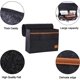 thumbnail image 4 of Gafas Gris Oscuro - Organizador Caddy, Bolsa de Almacenamiento de Bolsillo de Fieltro para mesita de Noche para teléfono, Control Remoto, periódico, bolígrafo, Revista, Gafas, 4 of 5