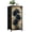 Color 1, variant on Gothic Dresser for Bedroom with 4 Storage Drawers Elegant Blue Gold Floral Vine Petal Design Dressers Chest of Drawers Steel Framed Fabric Closet Organizers for Dorm Entryway Living Room End Table