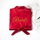 thumbnail image 1 of Bata de novia para la mañana, pijama holgado de primavera, verano y otoño, camisón de seda de imitación, bata de baño bordada para boda, vestido de dama de honor para grupo de mujeres, 1 of 6