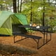 Costway Banc de Table de Pique-Nique Pliable Set Camping en Plein Air pour Patio et Arrière-Cour Noir – image 3 sur 10