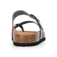 thumbnail image 3 of Time and Tru Women's Asymmetric Strap Footbed Sandals, Wide Width Available, 3 of 6